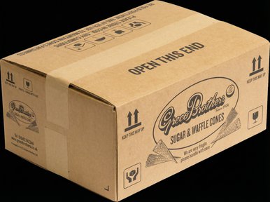 Medium Granellata Waffle Cone (73mm x 155mm)