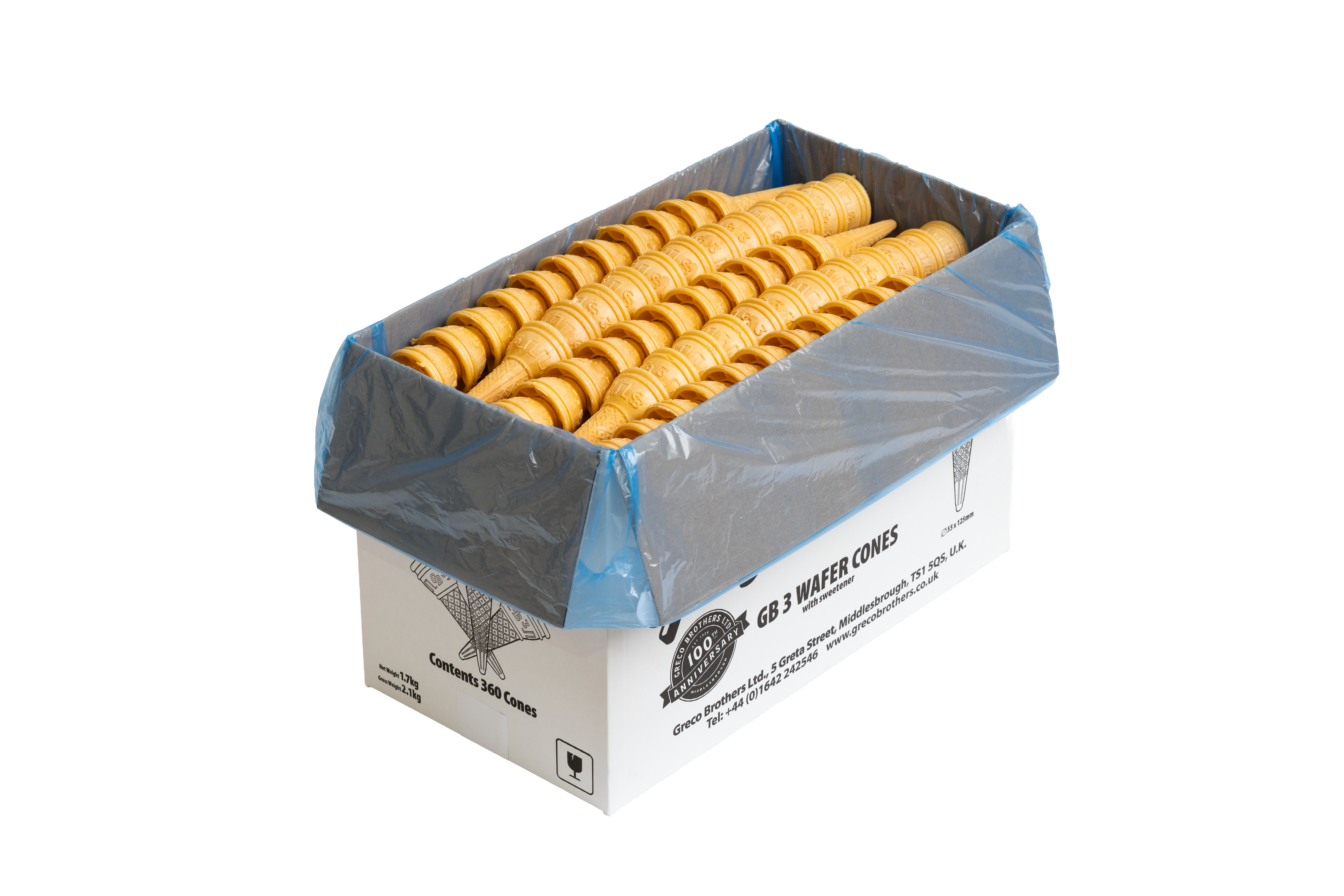 GB3 Wafer Cone (60mm x 120mm)