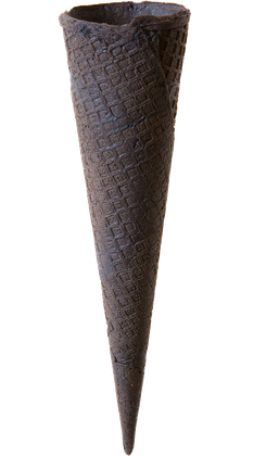 Tall Dark Cocoa Sugar Cone x 120