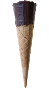 Tall Choc Dip Waffle Cone x 105