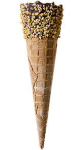 Tall Granellata Waffle Cone x 90