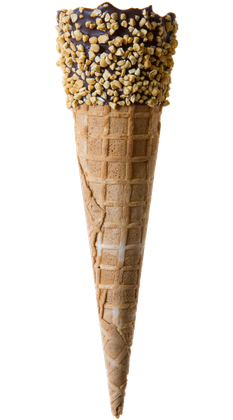 Tall Granellata Waffle Cone x 90