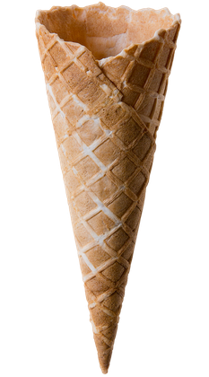 Soft Ice Waffle Cone