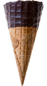 Medium Choc Dip Waffle Cone