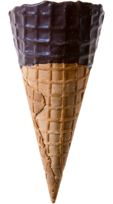 Medium Choc Dip Waffle Cone