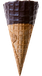 Medium Choc Dip Waffle Cone