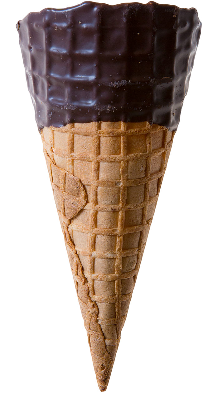 Greco Brothers Medium Choc Dip Waffle Cone