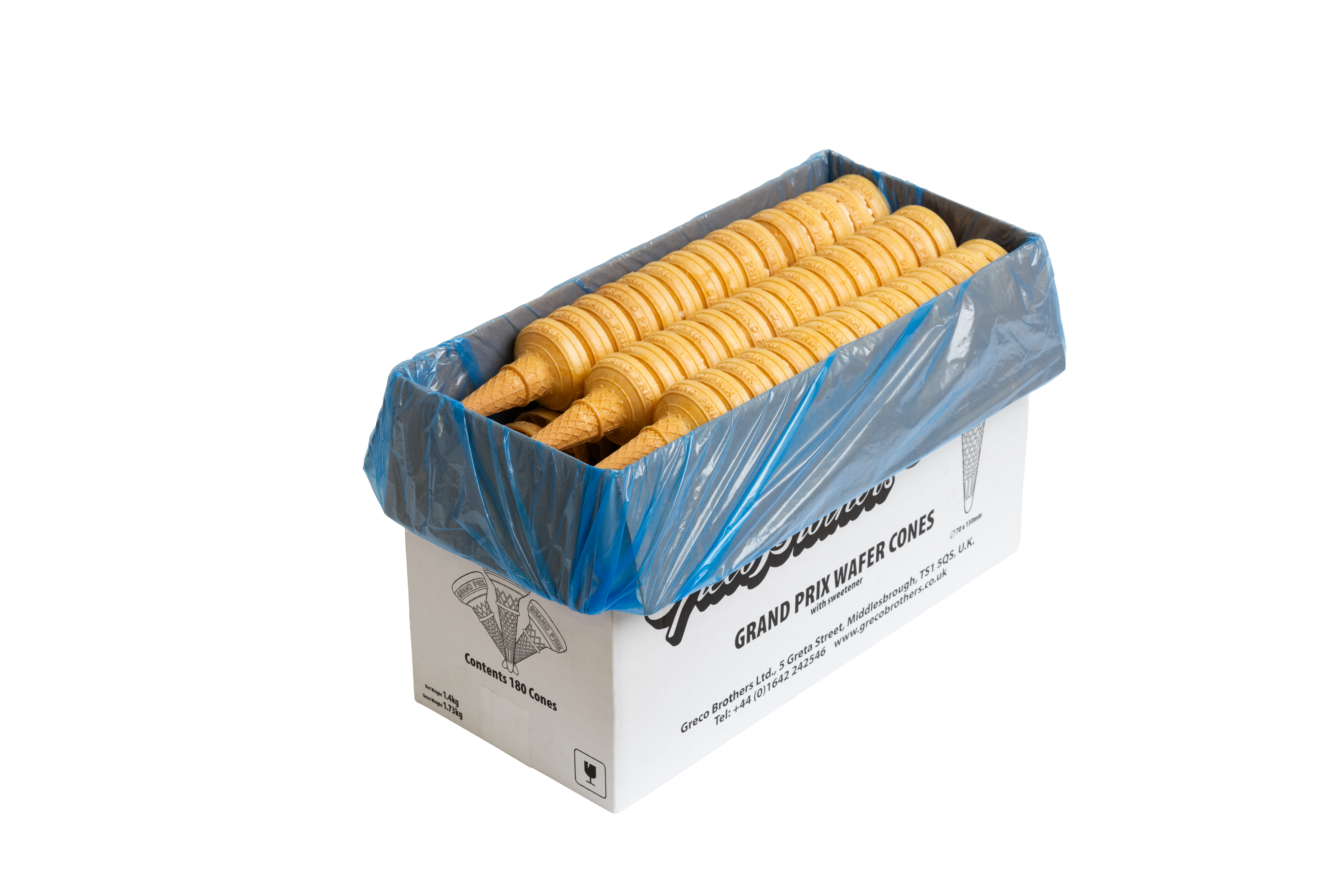 Grand Prix Wafer Cone (70mm x 130mm)