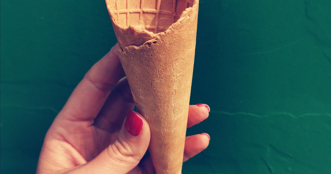 Old Fashioned Waffle Cone