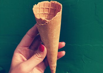 Old Fashioned Waffle Cone