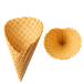 Large Waffle Cone (85mm x 150mm)
