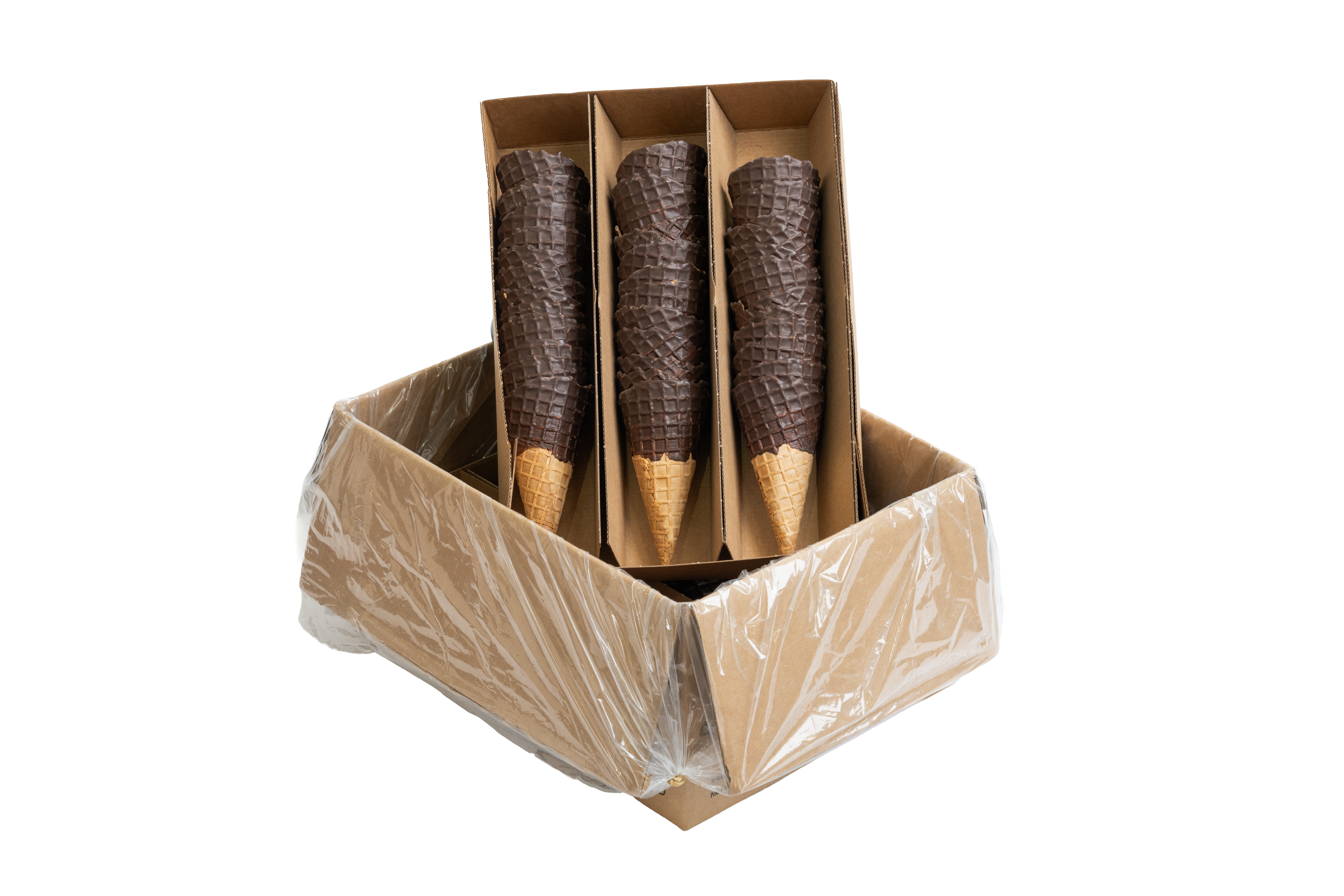 Medium Choc Dip Waffle Cone (70mm x 155mm)