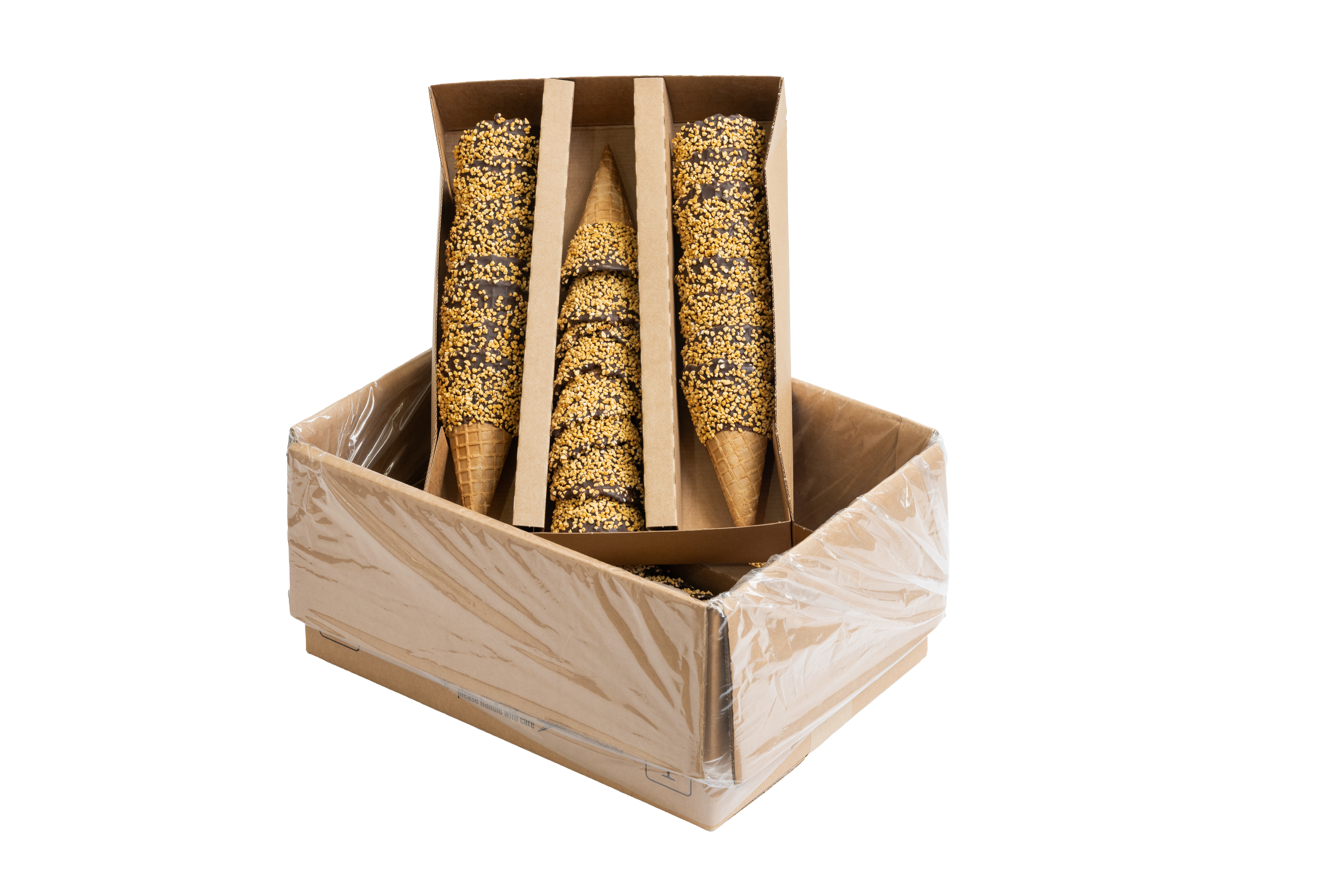 Medium Granellata Waffle Cone (73mm x 155mm)