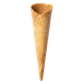 Old Fashioned Waffle Cone (48mm x 170mm)