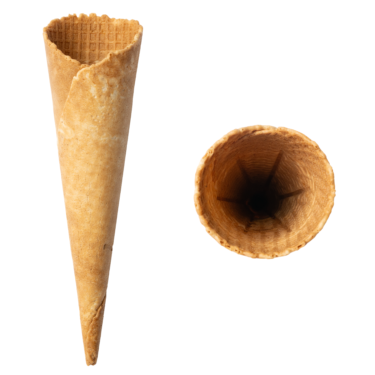 Old Fashioned Waffle Cone (48mm x 170mm)