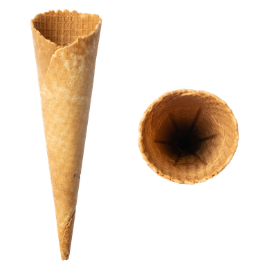 Old Fashioned Waffle Cone (48mm x 170mm)