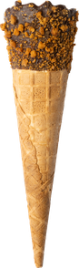 Tall Biscoff Waffle Cone (48mm x 177mm)