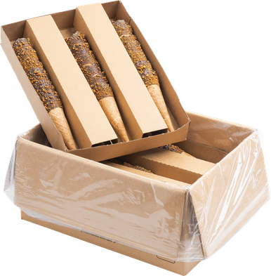 Tall Biscoff Waffle Cone (48mm x 177mm)