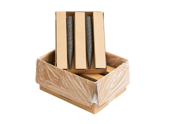 Tall Black Waffle Cone (48mm x 177mm)