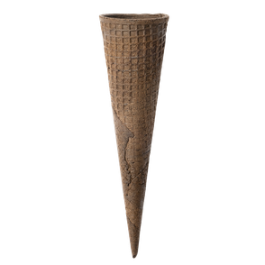 Tall Dark Cocoa Sugar Cone                                   (50mm x 178mm)