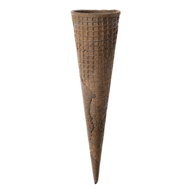 Tall Dark Cocoa Sugar Cone                                   (50mm x 178mm)