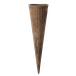 Tall Dark Cocoa Sugar Cone                                   (50mm x 178mm)