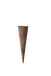 Tall Dark Cocoa Sugar Cone                                   (50mm x 178mm)