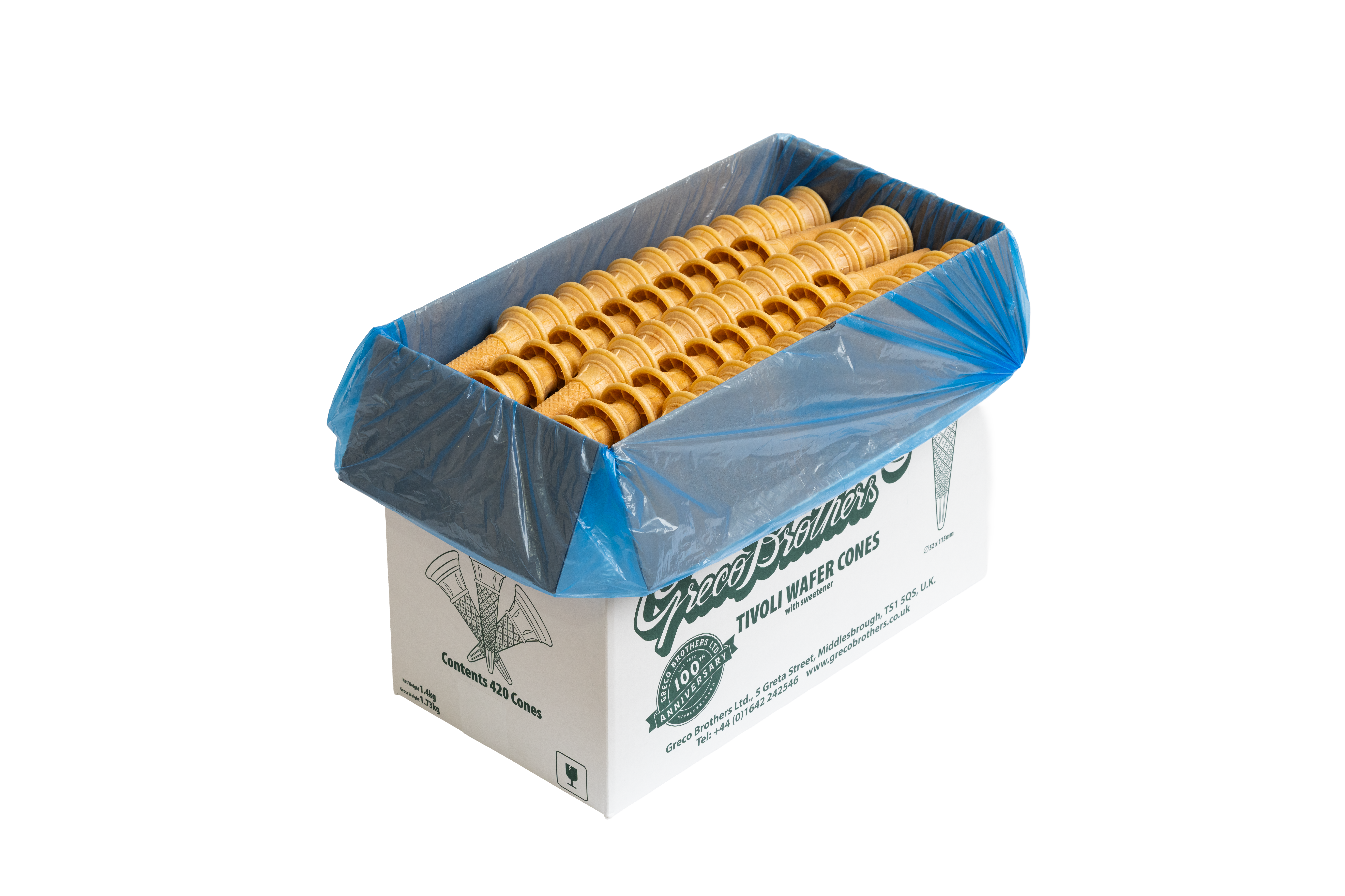 Tivoli Wafer Cone (52mm x 115mm)