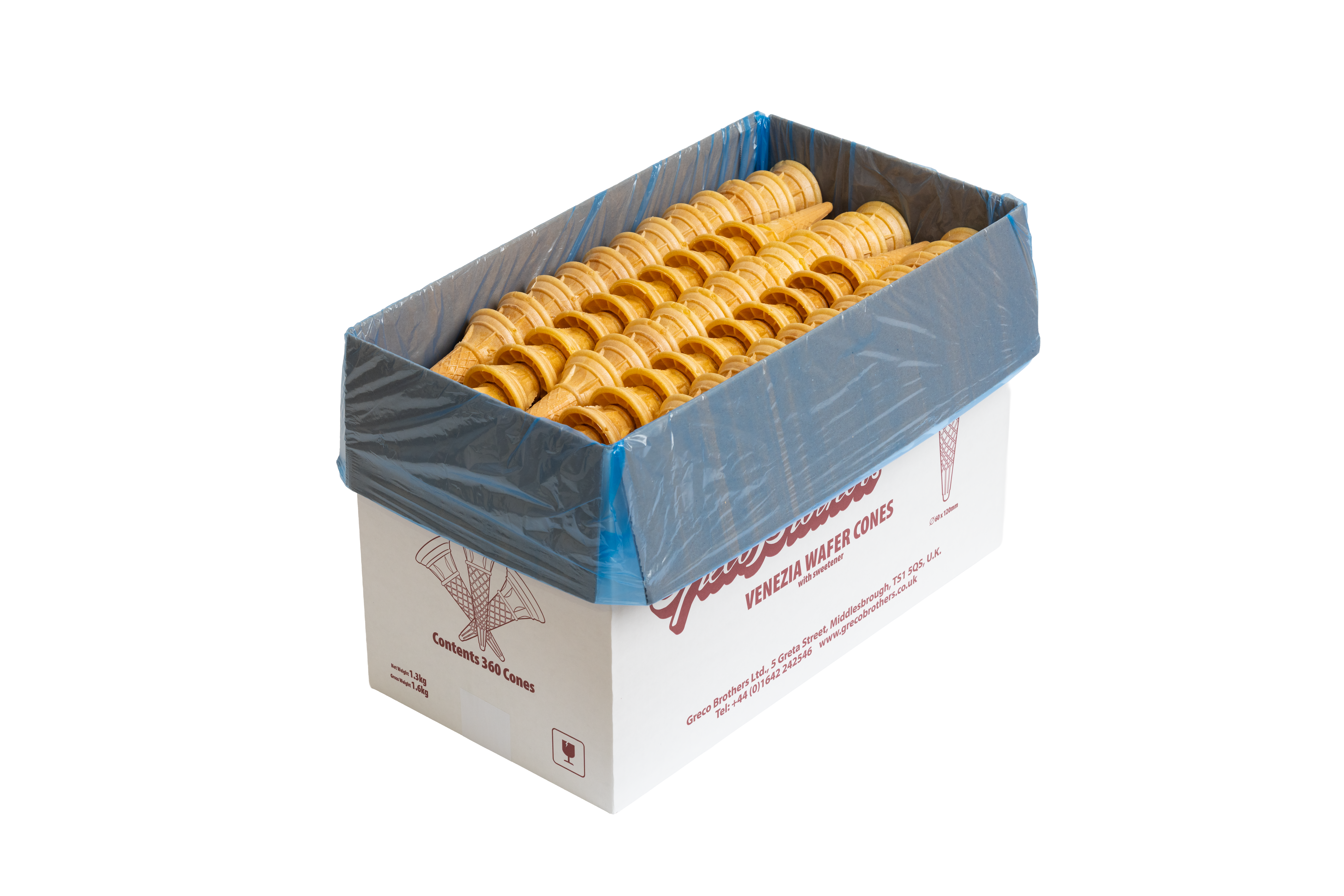 Venezia Wafer Cone (60mm x 120mm)