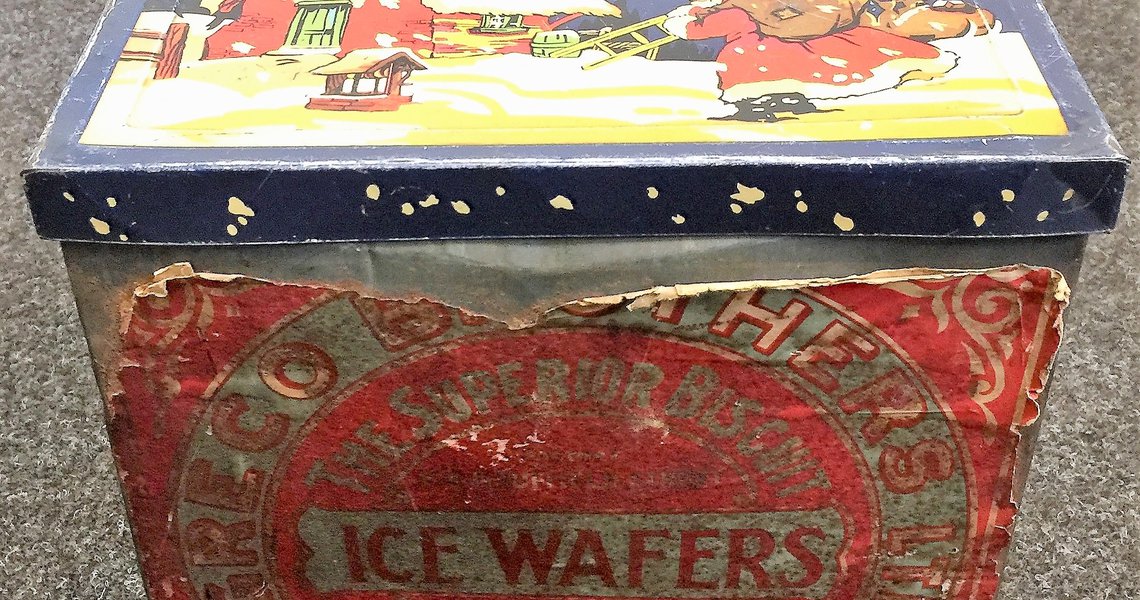 Very Old Greco Brothers Wafer Tin